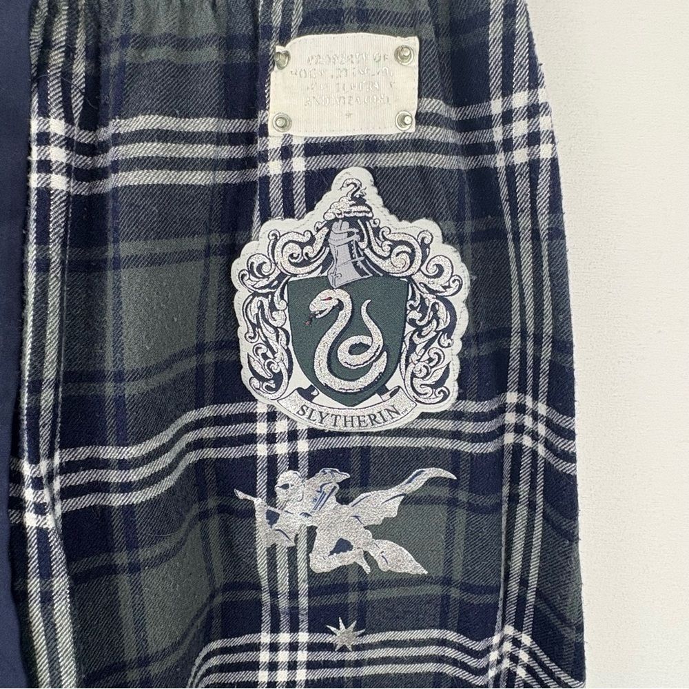 Primark Harry Potter Slytherin Plaid Pajama Pants - Picture 2 of 4